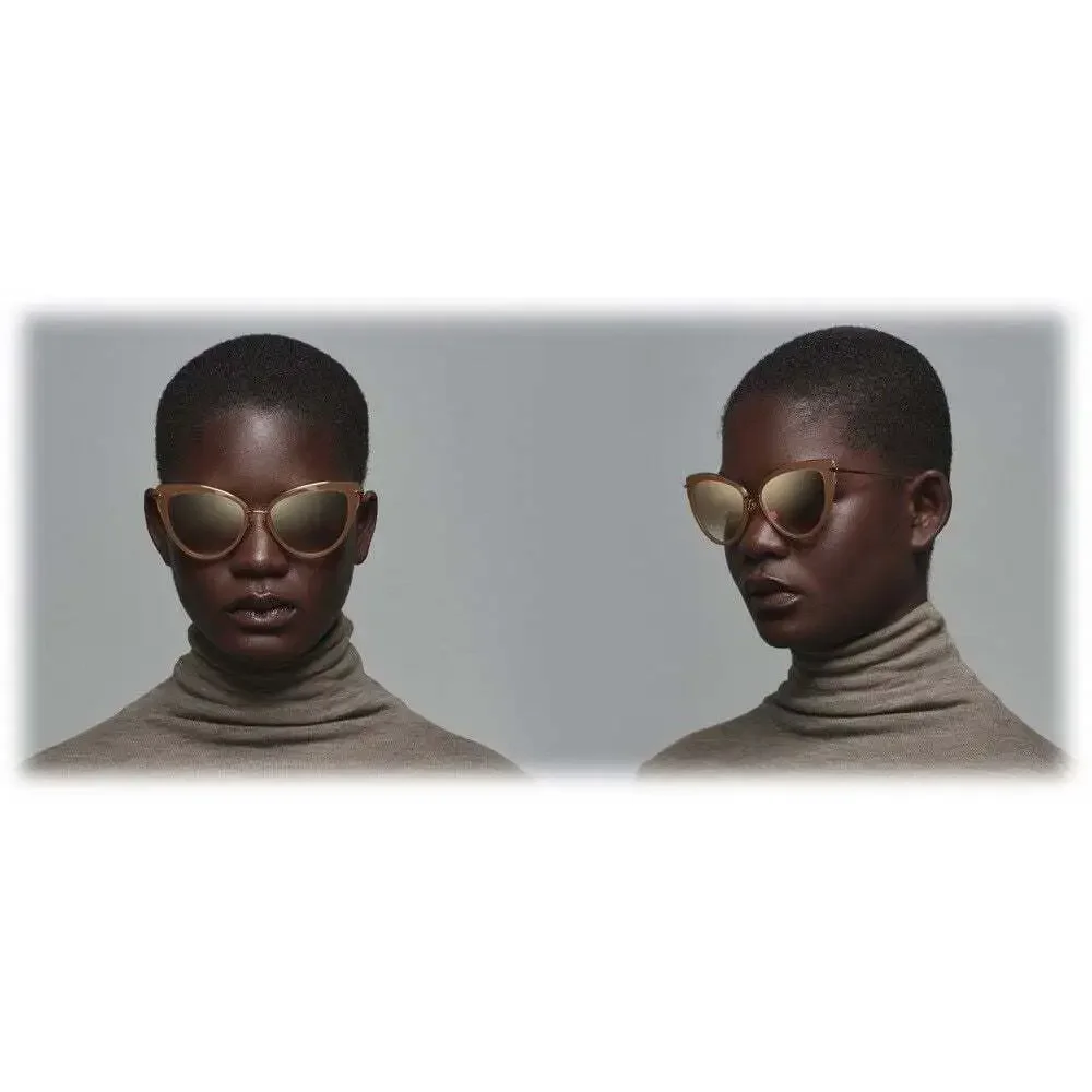 Brand new DITA HEARTBREAKER 56mm Gold/Brown sunglasses 22027-C-BRN-GLD-56 JAPAN